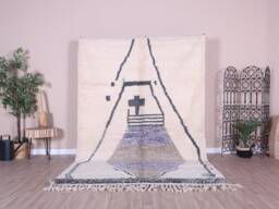 Vintage Boujaad Rug, Authentic Moroccan Rug 6x10 Ft - thumbnail 1