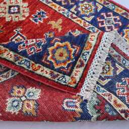 10 Ft Runner Rug Afghan Hand Knotted Veg Dye Wool Rug, Geometric Bidjar Rug, Oriental Tribal Hallway Runner, Kitchen - thumbnail 4