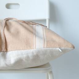 Brown Pillow, Neutral Tan Boho Farmhouse Decor, Home Decorative Pillow - thumbnail 3