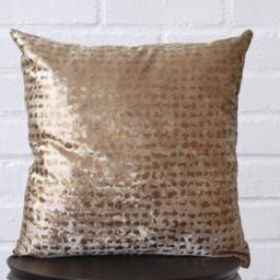 Velvet With Bronze Flecks Pillow - thumbnail 2