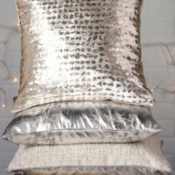 Velvet With Bronze Flecks Pillow - thumbnail 4