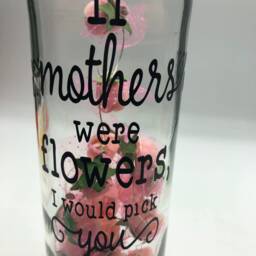 Mum Roses Led Light Up Glass Bottle, Mother's Day Gift, If Mothers Were Flowers Christmas Gift For Mum's Birthday, Flowers - thumbnail 3