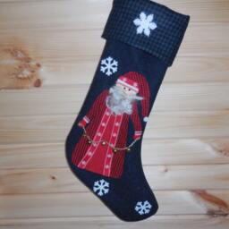 Kris Kringle With Bells Christmas Stocking - thumbnail 2