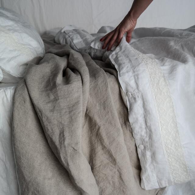 Linen Sheet. Bed Sheets French Linen, Linen Top Sheet, Flat Sheet Handmade Bedding By Mooshop.63 - image 1