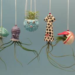 Mini Jellyfish Hanging Air Planter - thumbnail 4