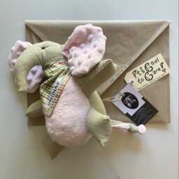 Elephant Teddy Rattle Foreverfriend - thumbnail 1