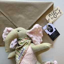 Elephant Teddy Rattle Foreverfriend - thumbnail 2