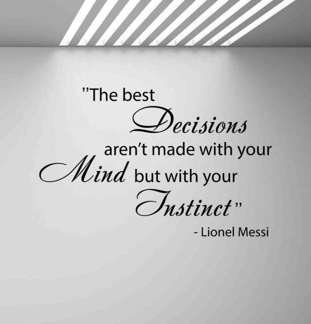 Messi Quote Poster Wall Decal Sign Vinyl Sticker Gym Sport Soccer Player Fan Gift Gaming Mural Playroom Football Decor Art Print Q250 - image 1