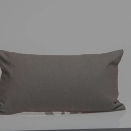 Red Geometric Lumbar Pillow Cover, Romo Cotton Silk Blend - thumbnail 4
