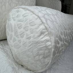 "Ivory Bolster Cushion - 16"" X 6" - thumbnail 2