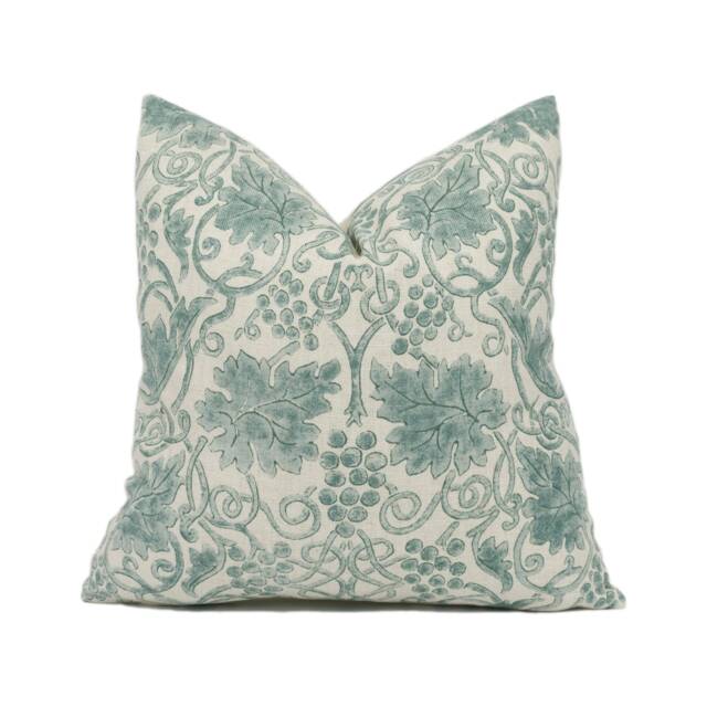 William Morris - Grapevine Sage Traditional English Floral Cushion Cover Handmade Throw Pillow Designer Home D??cor - image 1