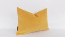 Velvet Mustard Lumbar Pillow Cover Decorative Throw Pillow, All Sizes - thumbnail 1