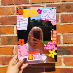 Book Club A4 Selfie Mirror Home Decor - thumbnail 2