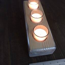 Wood Candleholder - thumbnail 4