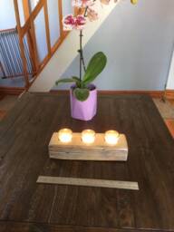 Wood Candleholder