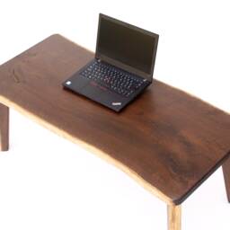 Live Edge Coffee Table, Tisch, Tavola, Bio Furniture, Waney Edge, Natural Fumed Oak - thumbnail 3