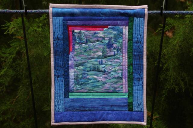 Japanese Landscape Wall Hanging - image 1