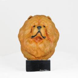 Chow Chow, Dog Marble Statue, Painted, Limited Edition, Make Your Own Artdog - thumbnail 4