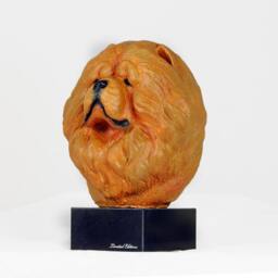 Chow Chow, Dog Marble Statue, Painted, Limited Edition, Make Your Own Artdog - thumbnail 2