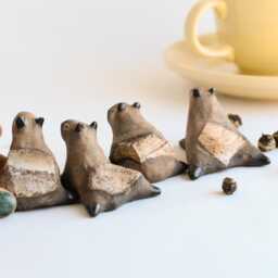 Capybara Tea Pet Picture Jasper Essential Oil Diffuser Figurine - thumbnail 3
