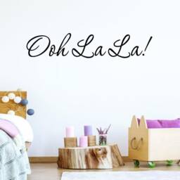 Vwaq Ooh La Paris France Wall Decal Quotes Sayings Expressions Art Home Decor - thumbnail 1