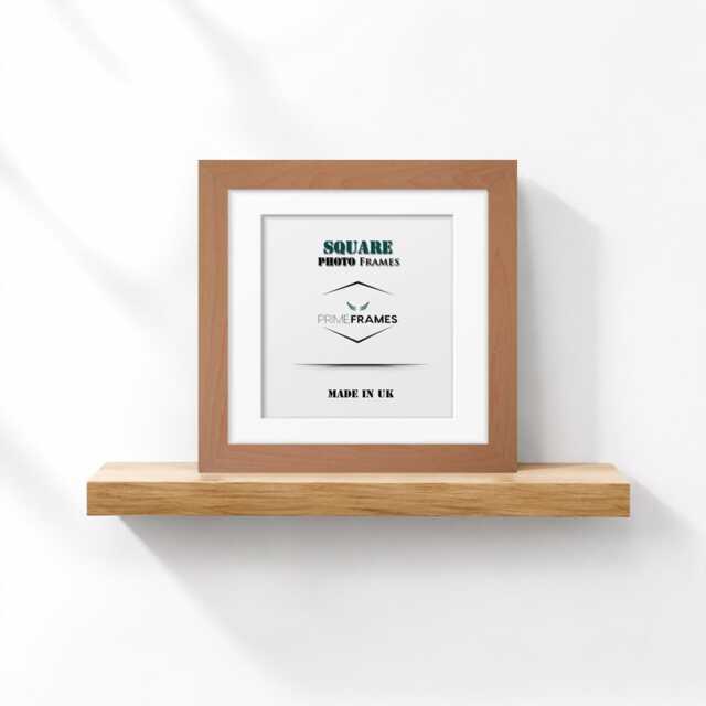 Black Pine Beech Square Photo Frame With White Mount A1 A2 A3 A4 A5 Picture Poster Gallery Wall Art Home Display Nursery Decor - image 1
