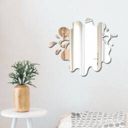 Acrylic Puddle Mirror Wall Art Engraved Options - thumbnail 2