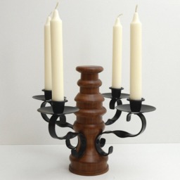 Unique 4 Candlestick Holder, Candelabra - thumbnail 2