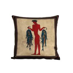 Fisherman Throw Pillow Cover Luxury Satin, Coastal Decor - 20x20 - thumbnail 2
