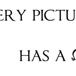 Because Every Picture Has A Story To Tell Vinyl Wall Decal Lettering Decor - thumbnail 2