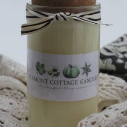 Recycled Glass Soy Candle 16Oz Vermont Cottage Candle With Cork Lid - thumbnail 4