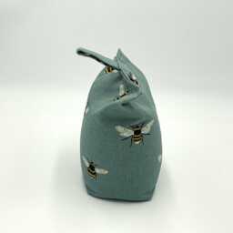Bee, Teal Door Stop, Sophie Allport Room Decor, Filled - thumbnail 2
