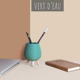 Pencil Pots, Desk Organizer Made With Recycled Wood, Idea For Office Accessories, Storage & Decoration, Scandinavian Design, Gift Home - thumbnail 3