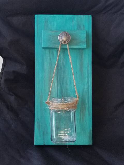 Rustic Candle Holder - Set Of 2 - image 1