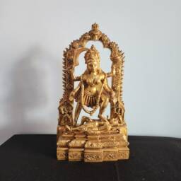 Brass Kali Statue 11 - thumbnail 2