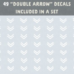 Arrow Wall Decals - Geometric Decor, Nursery Decals, Kids Room Scandinavian Art, Triangle - thumbnail 2