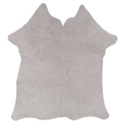Large Statement Cowhide Rug - Premium Brown & White Hair-On Leather Design - thumbnail 3