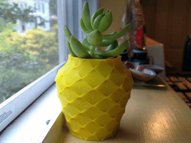Scales 3D Printed Planter - Succulent Mini Modern Geometric Design Made To Order Choose Your Color & Size New Colors - image 1