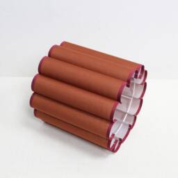Handmade Brown Fabric Drum Lampshade, Home Furnishing - thumbnail 3