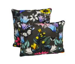 Osborne & Little - Tulipan Colour 2 Stunning Self Piped Cushion Cover Throw Pillow Designer Home Decor - thumbnail 1