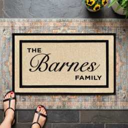 Personalised Family Name Garden Entrance Mat, Waterproof Style Rug - thumbnail 3