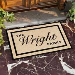 Personalised Family Name Garden Entrance Mat, Waterproof Style Rug - thumbnail 2