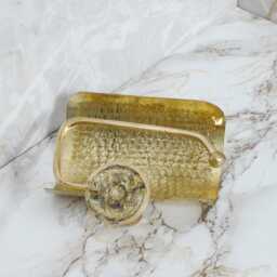 Handmade Hammered Brass Toilet Paper Holder Rustic Moroccan Decor - thumbnail 4