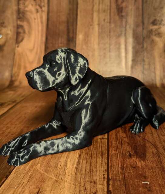 3D Printed Labrador Figurine Dog Memorial Ornament - image 1