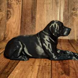 3D Printed Labrador Figurine Dog Memorial Ornament - thumbnail 3