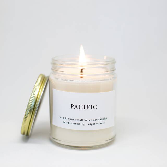 Pacific Big Sur Soy Candle -New Scent - Hand Poured 8Oz - image 1