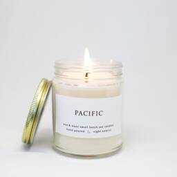Pacific Big Sur Soy Candle -New Scent - Hand Poured 8Oz - thumbnail 1