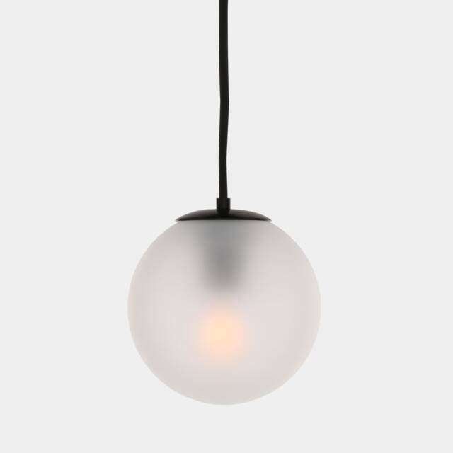 Venice Minimalist Glass Globe Pendant Light 6.75'' Ip25 - image 1