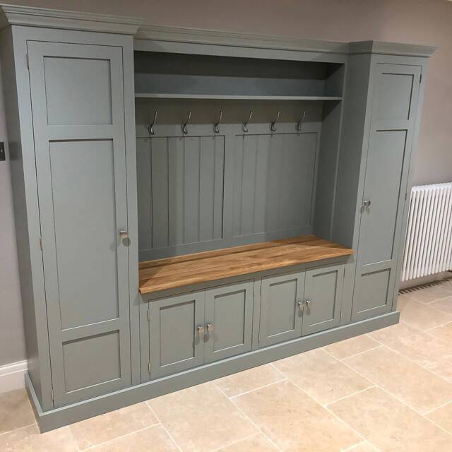 Large Country Boot Room Bench - image 1