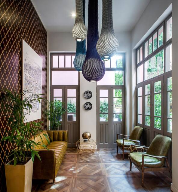 Set Of 5 Units , Ceiling Lamp Shade, Suspension Luminaire, Pendant Light, Modern Hanging Lamp, Drop Futuristic Decor, Office - image 1